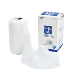 EM-Fix Haft elastic fixing bandage 12 cm x 4 m, 1 pc