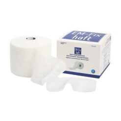 Bandage EM-Fix Haft elastic fixing white 8 cm x 20 m, 1 pc