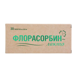 Florasorbin-lacto tablets 500 mg, 30 pcs.