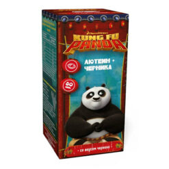 Kung Fu Panda Blueberry + lutein chewable tablets in the form of bears, 80 pcs.