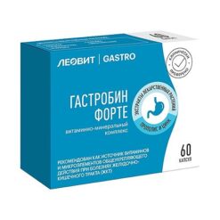 Леовит Gastro Гастробин Форте капсулы 0,5 г, 60 шт.