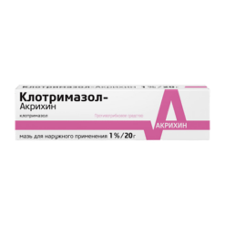Clotrimazol-Acrihin, 1% 20 g ointment