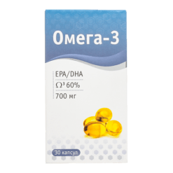 Omega-3 60% capsules 700 mg, 30 pcs.