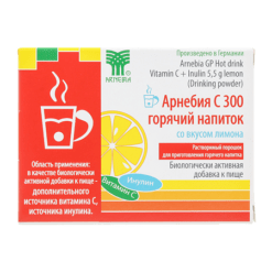 Arnebia C 300 lemon-flavored hot drink, 5.5 g sachet 10 pcs