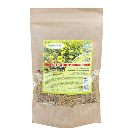 Биолит Лапчатки пятилопастной трава (курильский чай) напиток чайный пакет, 100 г