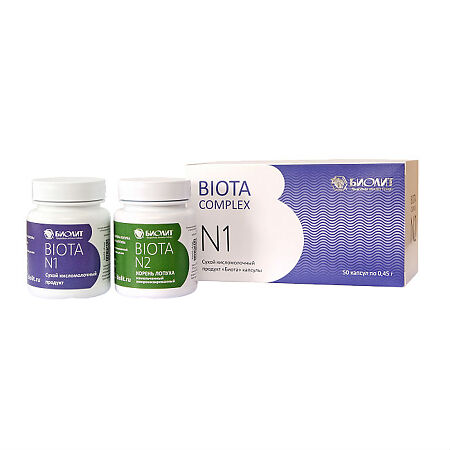 Biolit Biota complex Biota N1 capsules 50 pcs.+ Biota N2 capsules 50 pcs.