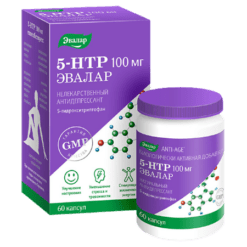 5-NTP (5-hydroxytryptophan) 100 mg Evalar capsules 0.25 g, 60 pcs.