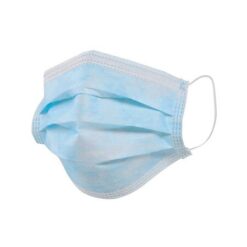 Medical mask disposable 3-layer non-woven fabric blue, 50 pcs.