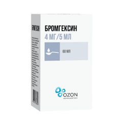 Bromhexin, 4 mg/5 ml 60 ml