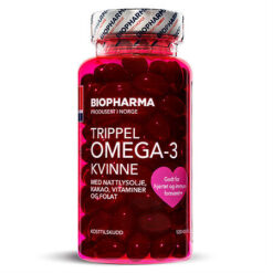 Biopharma Trippel Omega-3 Kvinne Triple Omega-3 capsules for women, 120 pcs.