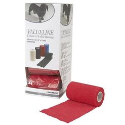 Kruuse ValueLine Self-Fixing Bandage, red 5 cm x 4.5 m 10 pcs.