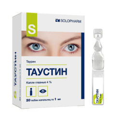 Taustin, eye drops 4% 1 ml 20 pcs