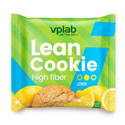 Vplab Lean cookie high fiber Фитнес печенье Лемон, 40 г