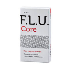 Bio8 F.L.U.Core (F.L.U.Core) Antibacterial for colds, flu and SARS tablets, 14 pcs.