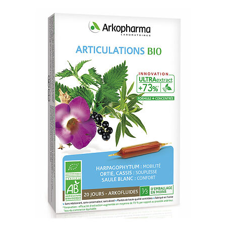 Arkopharma Arkofluides Articulations Bio Комфорт и гибкость суставов 10 мл ампулы, 20 шт.