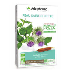 Arkopharma Peau Saine et Nette Bio Clean Skin 10 ml ampoules, 20 pcs.