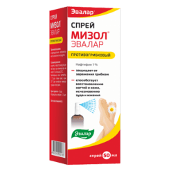 Mizol Evalar antifungal spray, 1% 50 ml