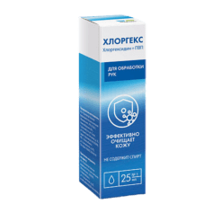 Chlorhex hygienic hand sanitizer, 25 ml