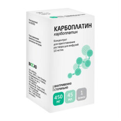 Carboplatin, 10 mg/ml 45 ml