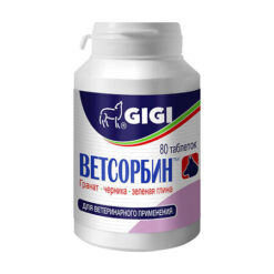 GiGi Vetsorbin tablets for cats and dogs, 80 pcs.