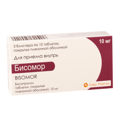 Bisomor, 10 mg 30 pcs.