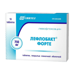 Leflobakt Forte, 750 mg 10 pcs