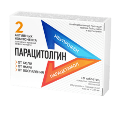 Paracytolgin, 400 mg+325 mg 10 pcs