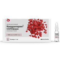 Quadraparin-Solopharm, 1000 antiha me/ml 1 ml syringes 10 pcs