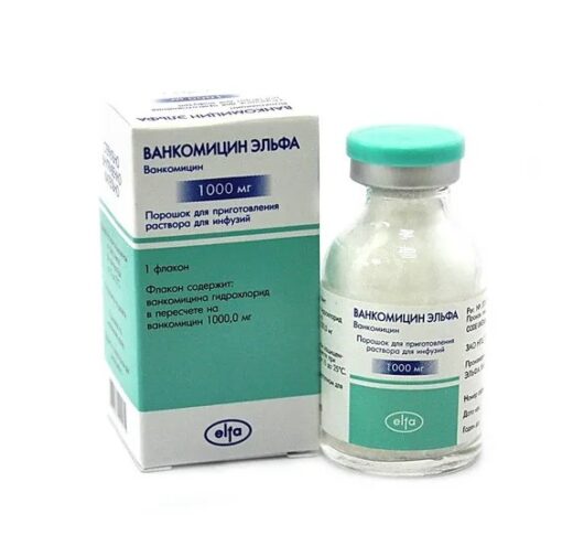 Vancomycin Elfa, 1000 mg powder 20 ml