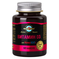 MycelVit Micellated Vitamin D3 2000Me capsules 670 mg, 60 pcs.