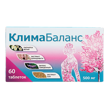 Climabalance tablets 500 mg, 60 pcs.