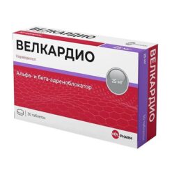 Velcardio, tablets 25 mg 30 pcs