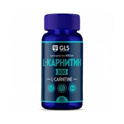 L-carnitine 800 GLS 400 mg capsules, 60 pcs.