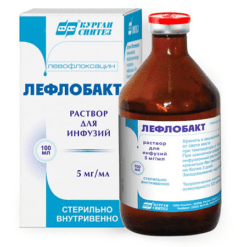 Лефлобакт, 5 мг/мл 100 мл