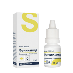 Phenicamide, eye drops 8 mg/ml+50 mg/ml 10 ml