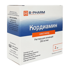 Cordiamine, 250 mg/ml 2 ml pcs
