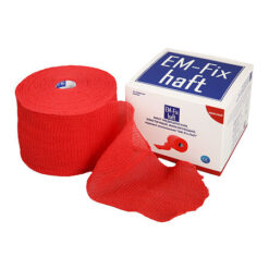 Bandage EM-Fix Haft elastic fixing red 8 cm x 20 m, 1 pc