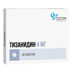 Tizanidine, tablets 4 mg 30 pcs