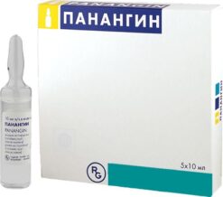 Panangin, concentrate 45.2 mg/ml+40 mg/ml 10 ml 5 pcs