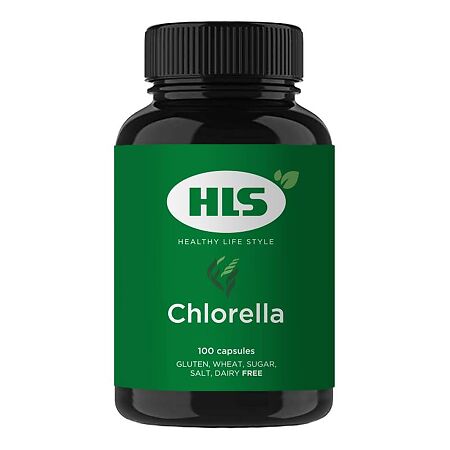 HLS Chlorella capsules, 100 pcs.