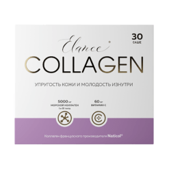 Elance Collagen powder 5254 mg in sachet packets, 30 pcs.