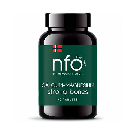Norwegian Fish Oil Calcium-Magnesium tablets, 90 pcs.