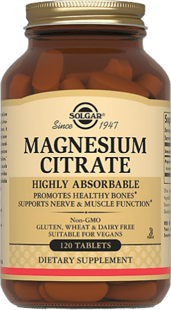 Solgar Magnesium Citrate tablets, 120 pcs.