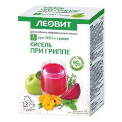 Леовит Кисель При гриппе 20 г, 5 шт.