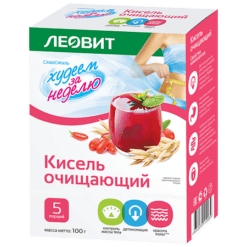 Lose weight in a week Kissel Cleansing 20 g bags, 5 pcs.