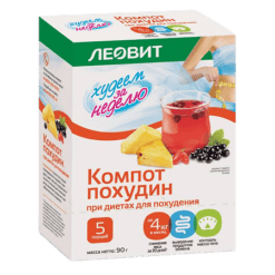 Lose weight in a week Compote Pokhudin 18 g, 5 pcs.
