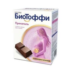 BioToffy Prenatal chocolate bar, 5g 10 pcs.