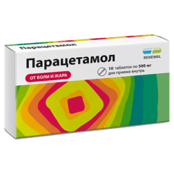 Paracetamol Reneval, tablets 500 mg 10 pcs