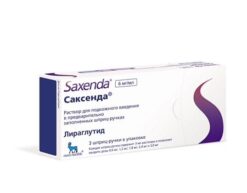 Saxenda, 6 mg/ml 3 ml cartridges in syringe pens 3 pcs