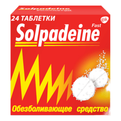 Solpadein Fast, 65 mg+500 mg 24 pcs
